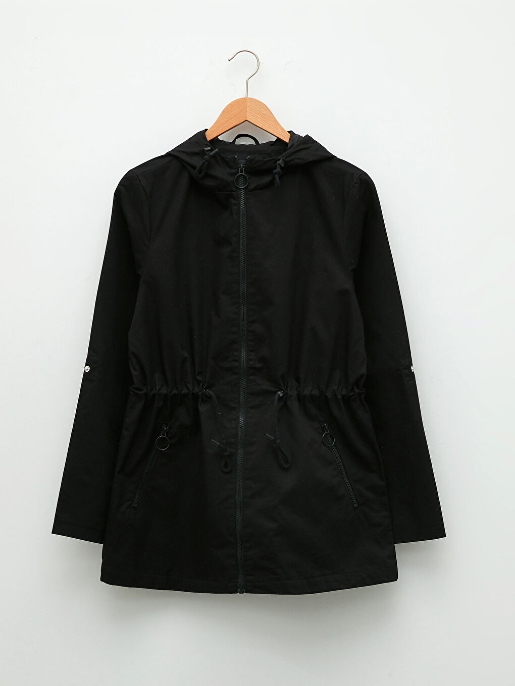 LCWAIKIKI كلاسيك کۆتی ژنانەی کڵاودار و قۆڵ درێژ و باریک -S21089Z8-E0N