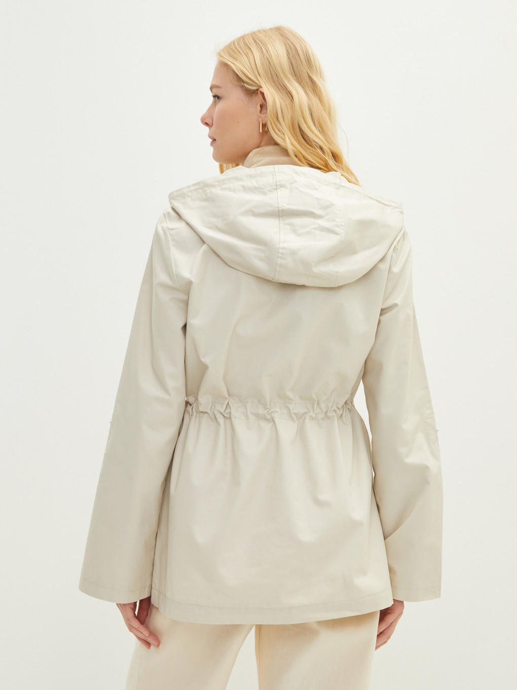 LCWAIKIKI Classic Woman Beige Jacket - S21089Z8-S0L | LC Waikiki