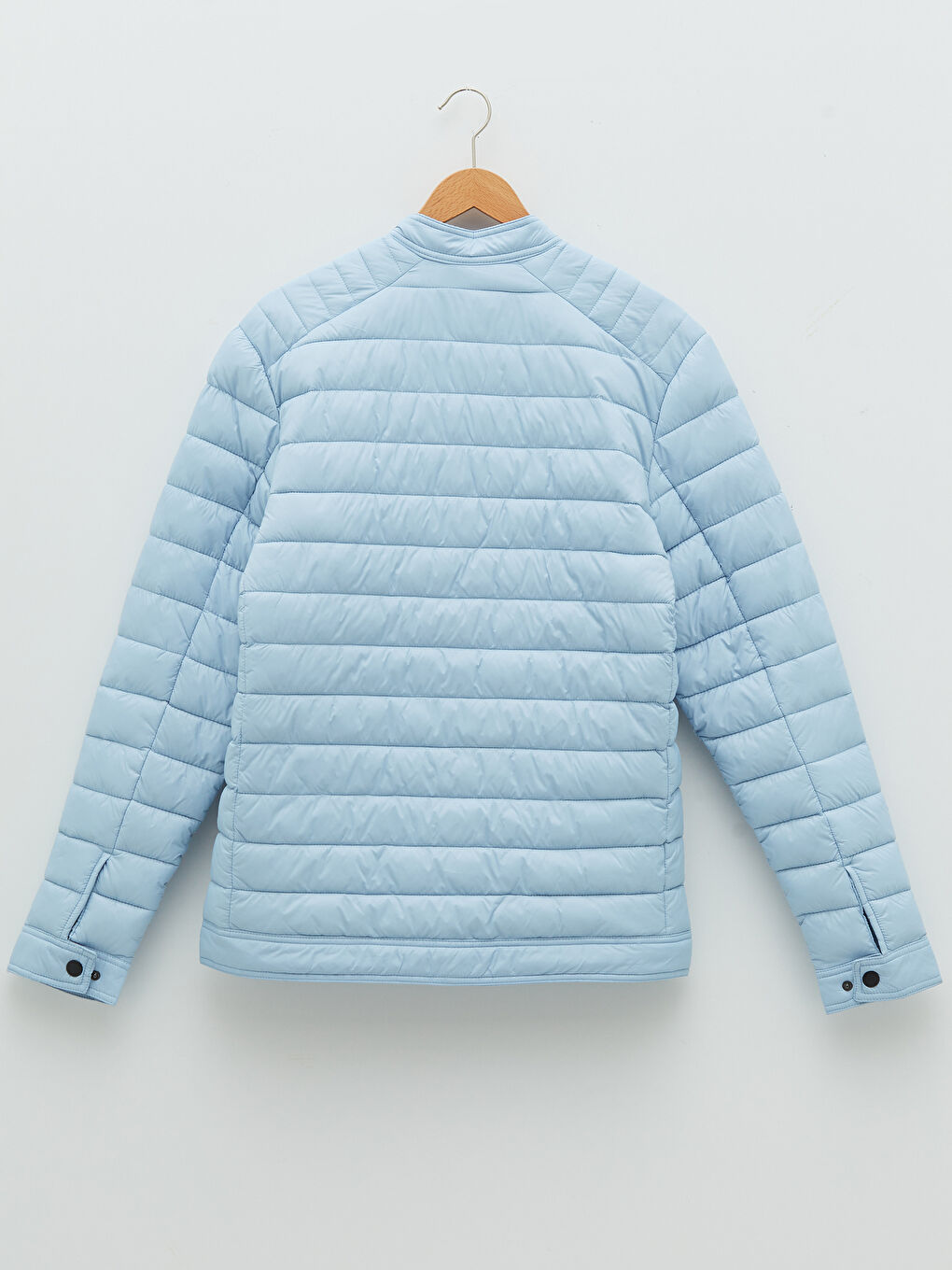 გამხდარი ფორმის ძაბრისებრი საყელო მამაკაცის დუტის ქურთუკი-6