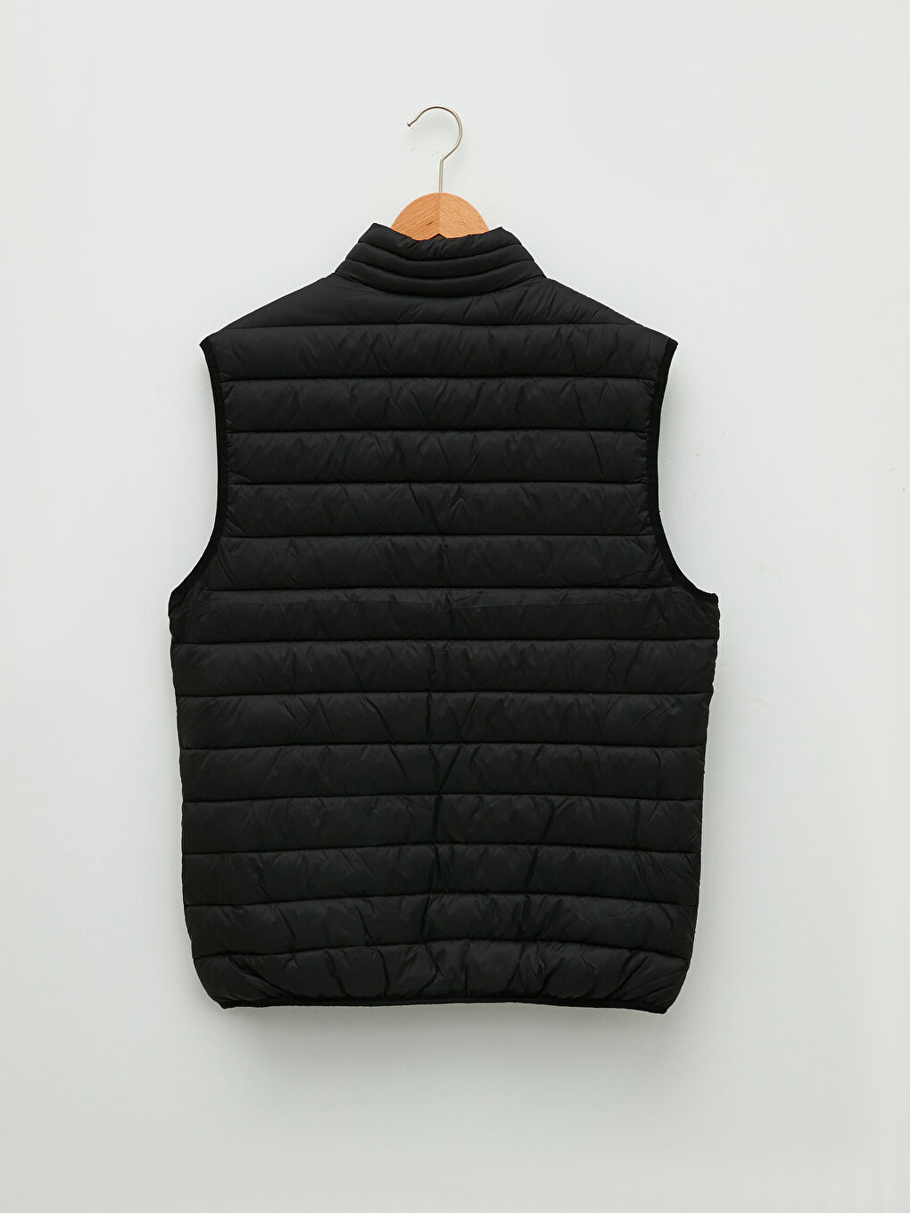 Vestă Slim Fit cu Guler Tip Pâlnie pentru Bărbați-6