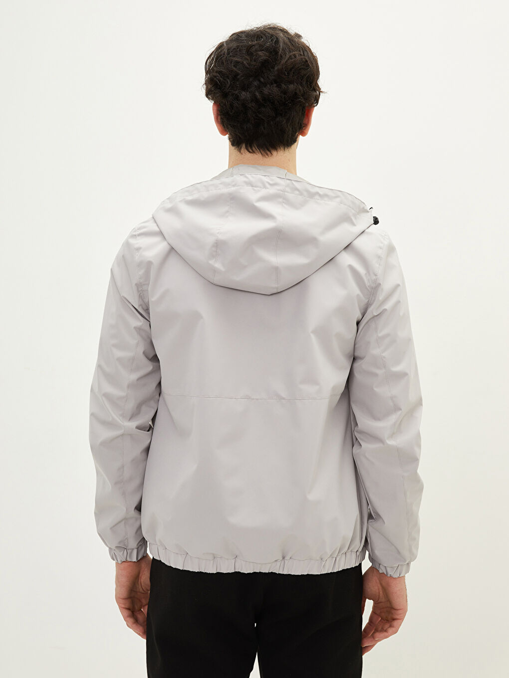 LCW Casual Standard Fit Hooded Thin Men's Raincoat -S21141Z8-CV3