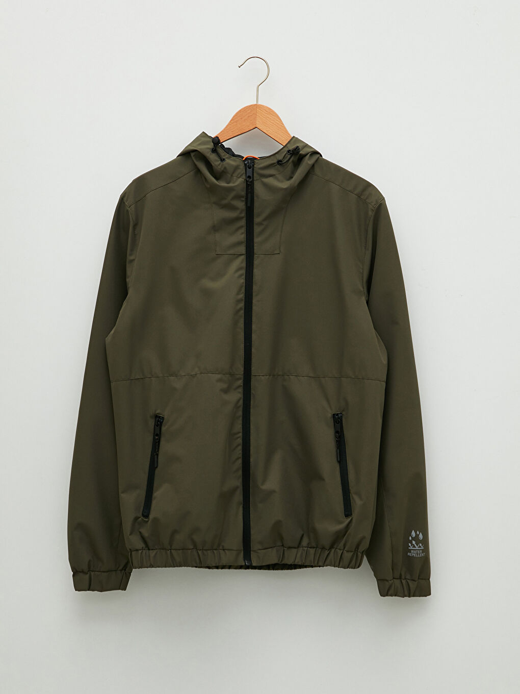 Standard Fit Hooded Thin Men's Raincoat -S21141Z8-HCZ