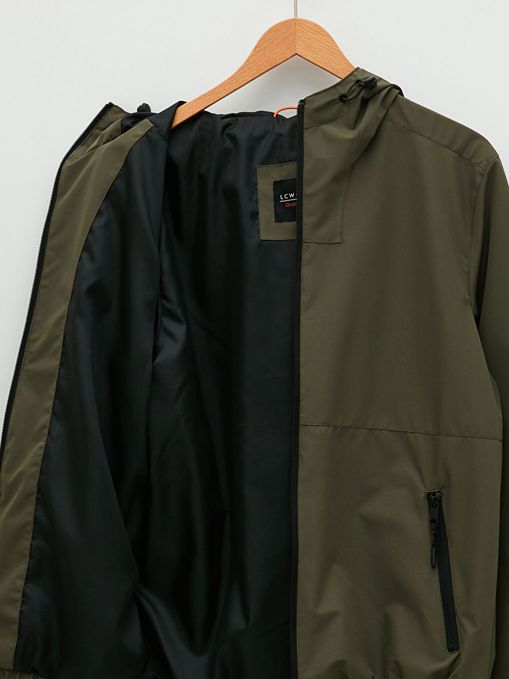 Standard Fit Hooded Thin Men's Raincoat -S21141Z8-HCZ