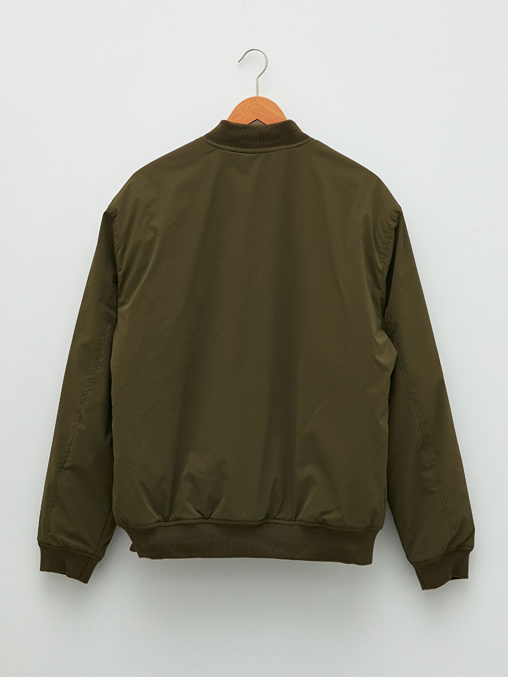 Palton Bomber Slim Fit Confortabil cu Guler Colegiu pentru Bărbați-7