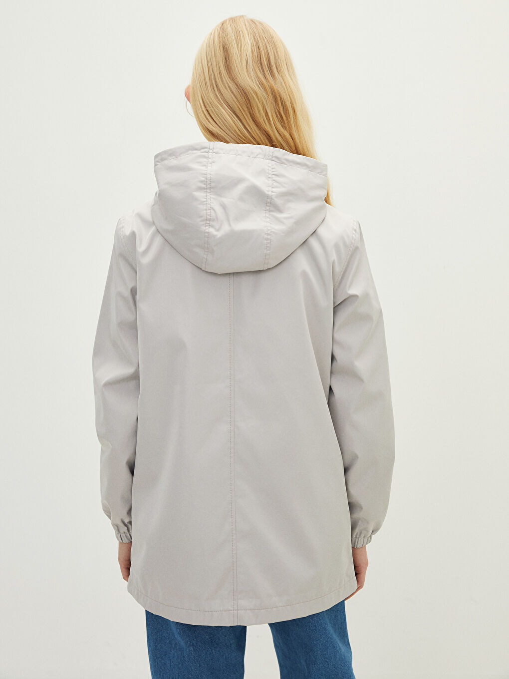 Manteau Slim à Capuche à Manches Longues pour Femmes-6