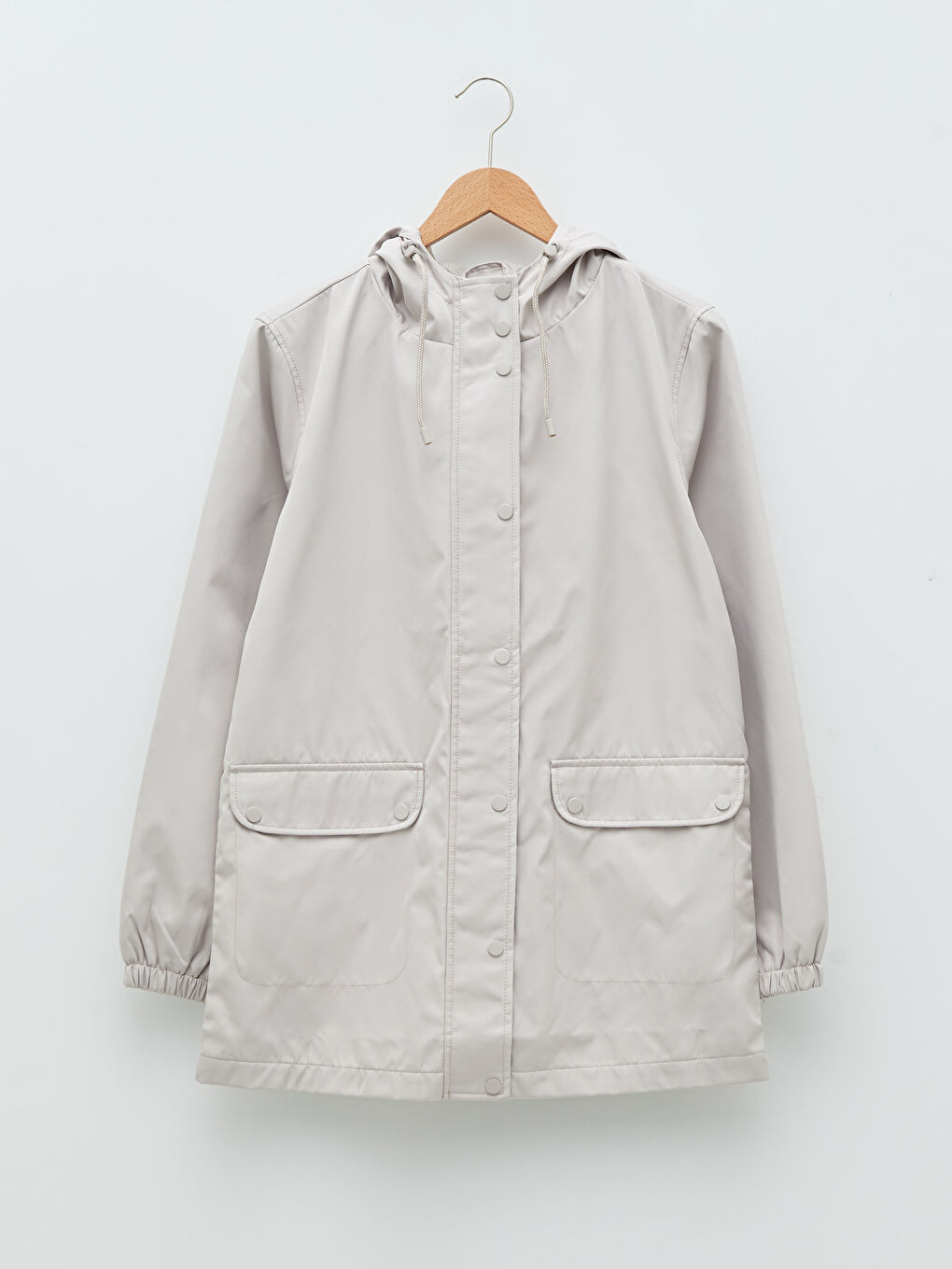 Manteau Slim à Capuche à Manches Longues pour Femmes-7