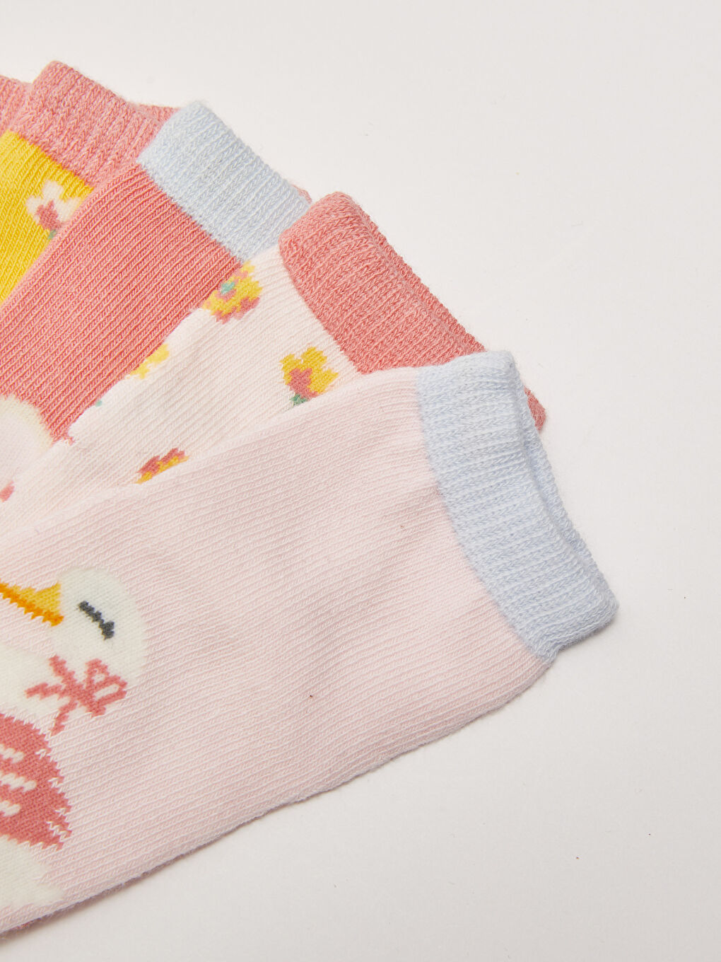 Patterned Baby Girls' Ankle Socks 5-Pack-2