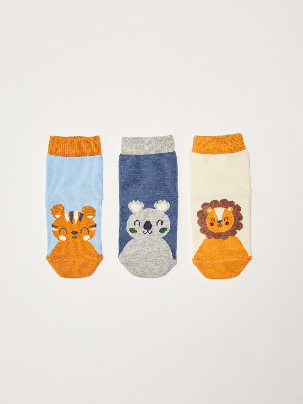 LCW baby Printed Baby Boys' Ankle Socks 3-pack -S21208Z1-CUN