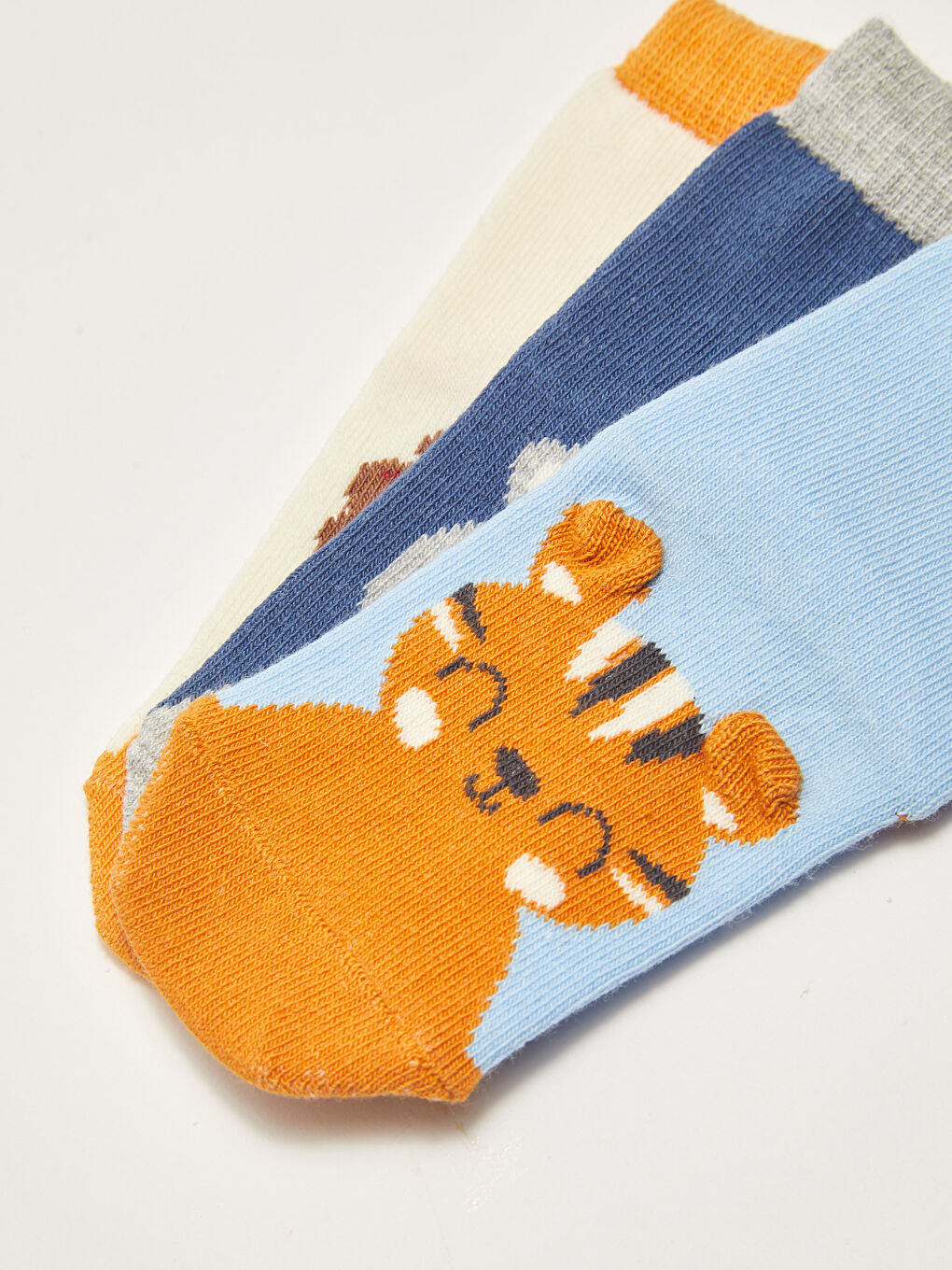 LCW baby Printed Baby Boys' Ankle Socks 3-pack -S21208Z1-CUN