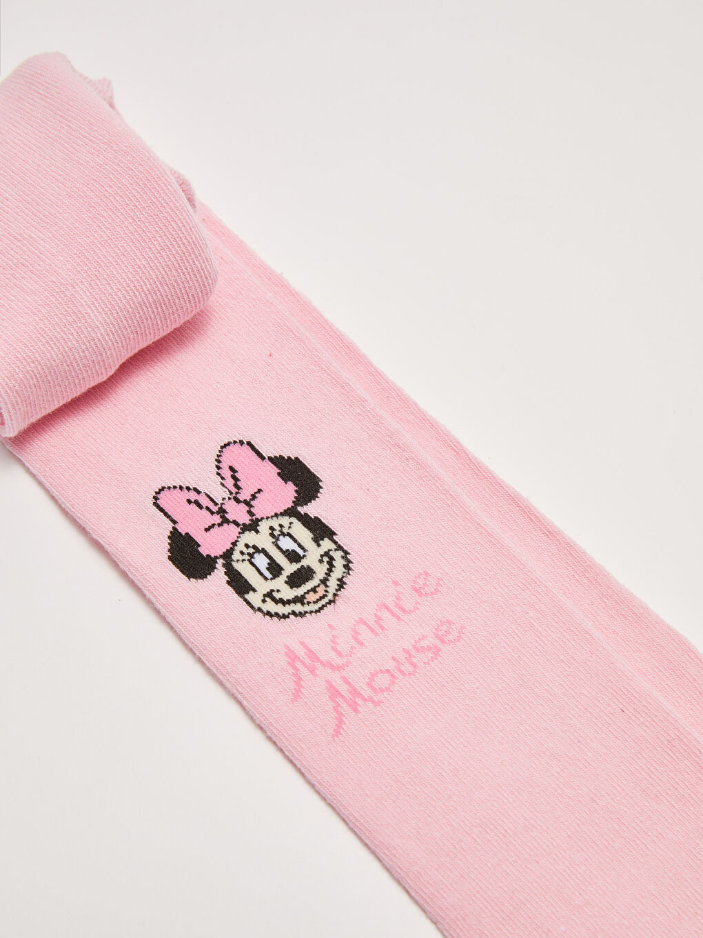 Minnie Mouse Desenli Kız Bebek Külotlu Çorap-1