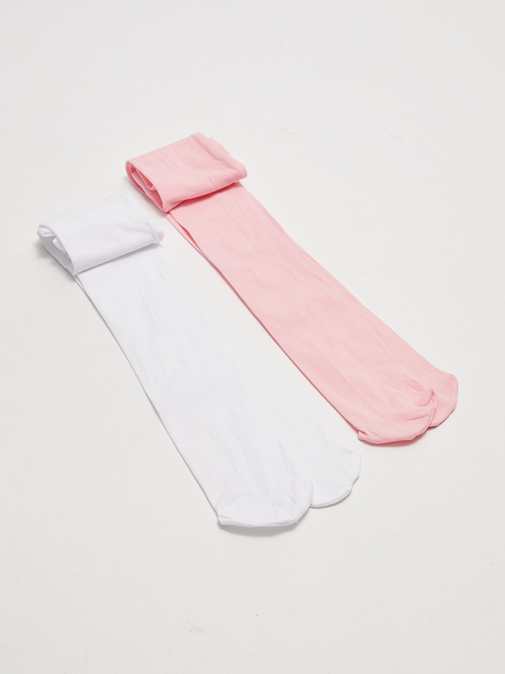 Elastic Waist Baby Girl Pantyhose 2 Pack