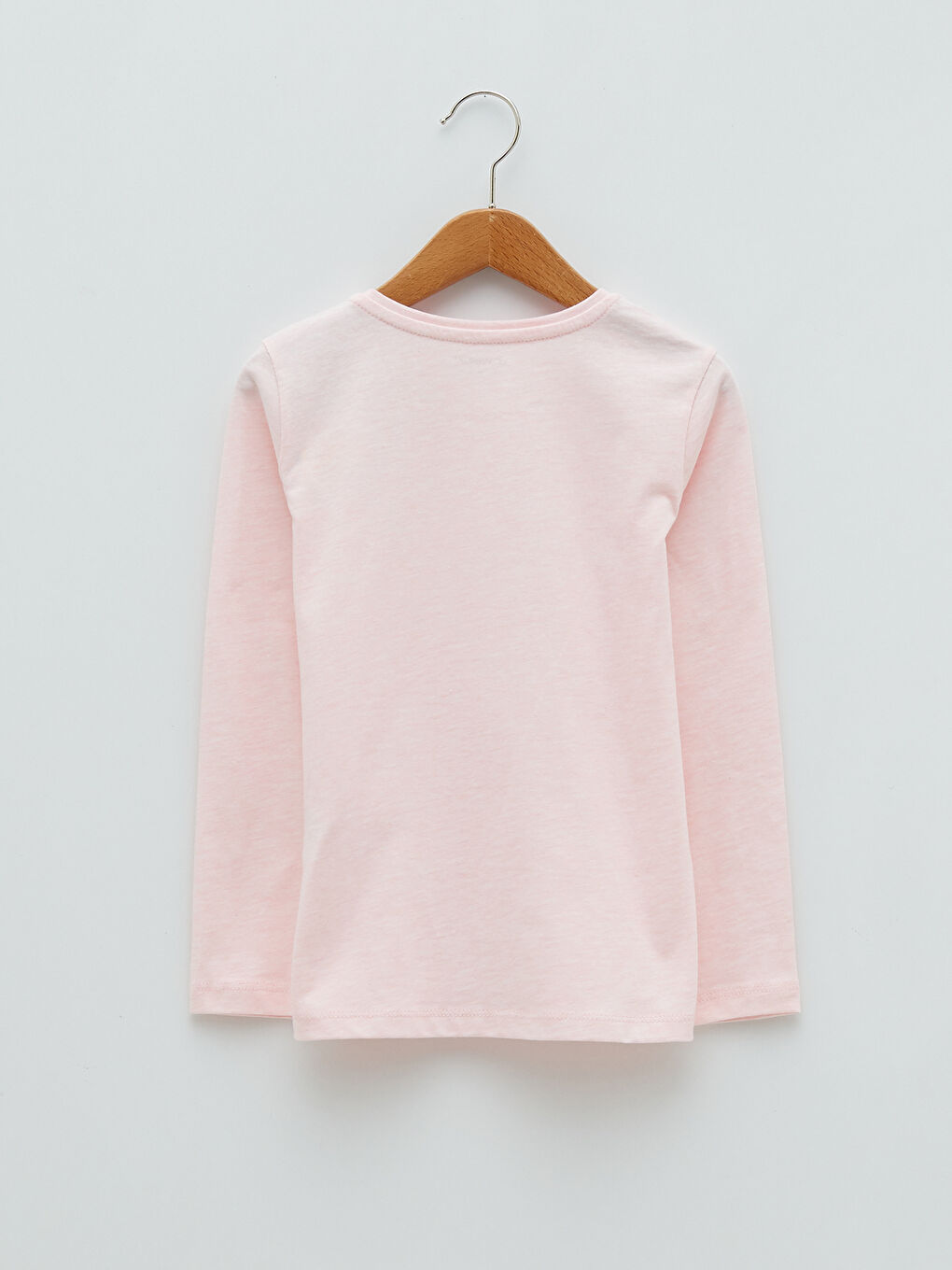 LCW Kids Crew Neck Basic Long Sleeve Girls' T-Shirt -S21261Z4-E6R