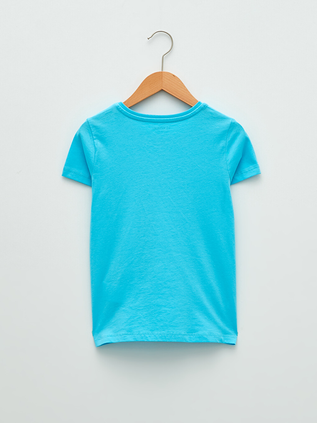 Crew Neck Basic Short Sleeve Cotton Girls T-shirt-1