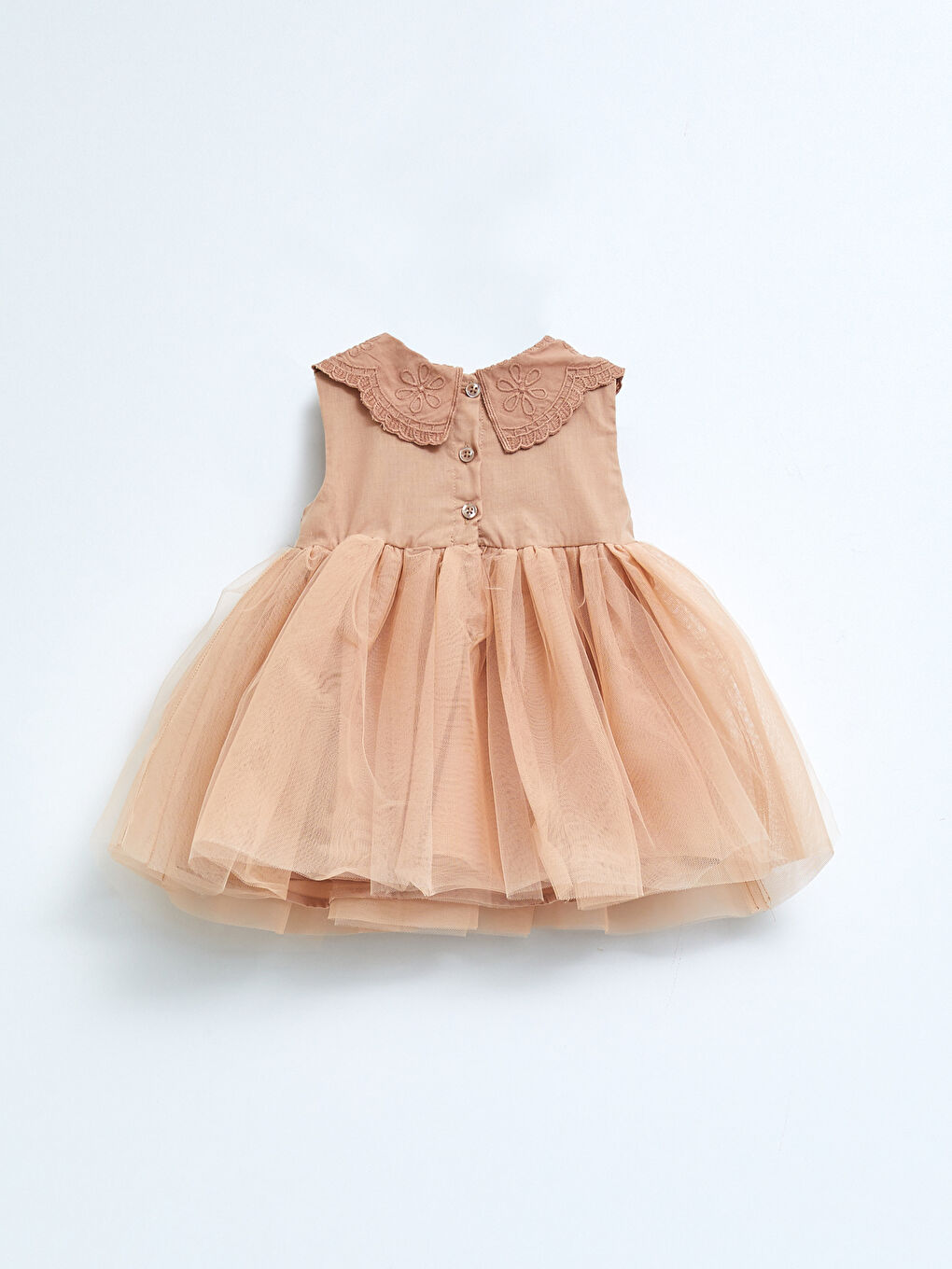 Baby Neck Tulle Skirt Baby Girl Dress-1