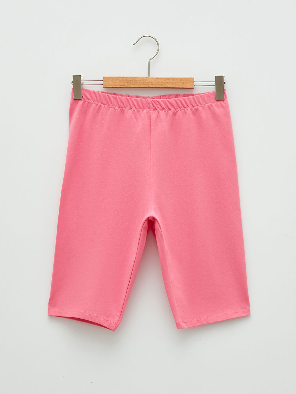 Elastic Waist Basic Cotton Girl Short Leggings