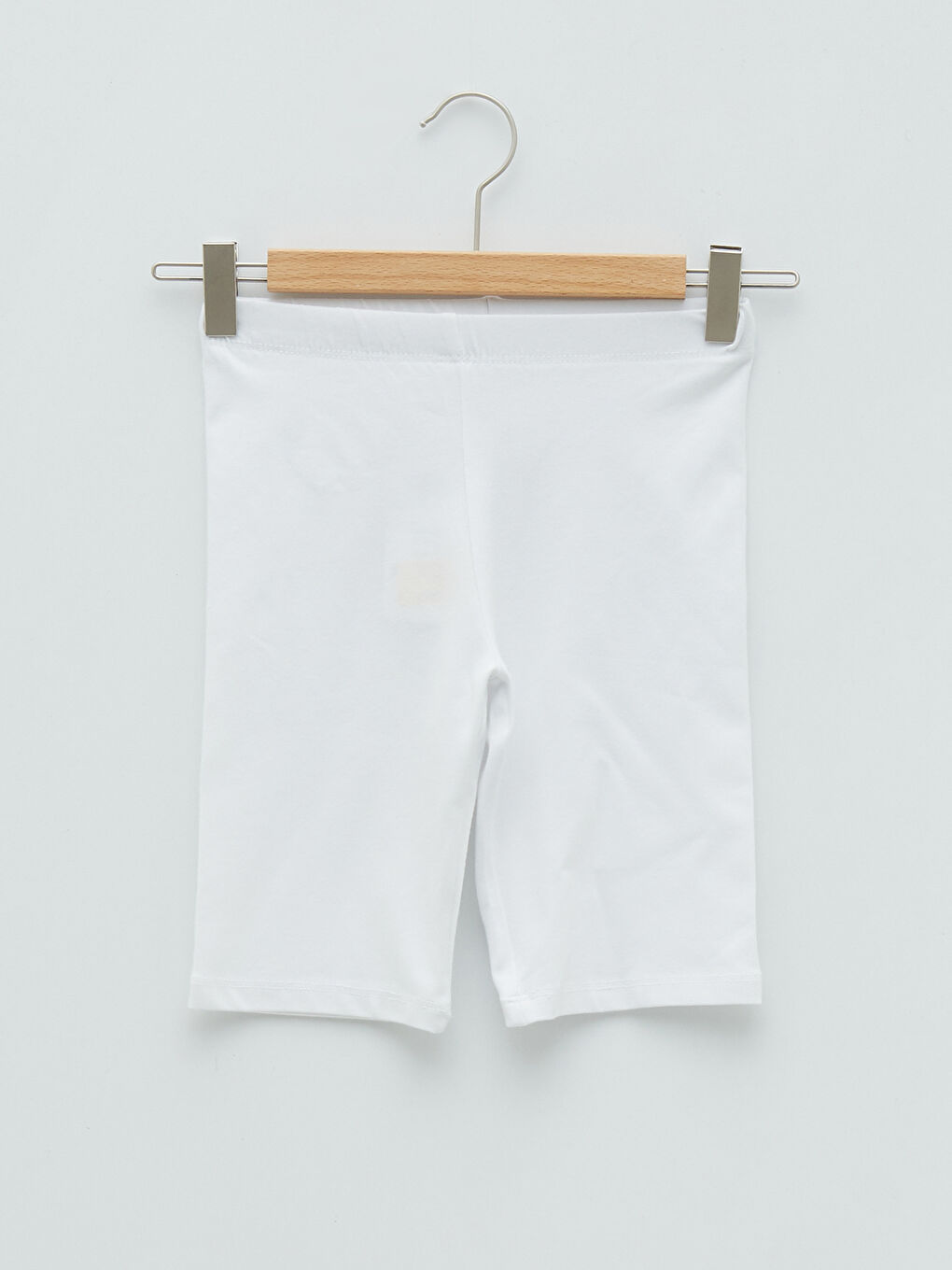 Colanți Scurți Fată din Bumbac Basic cu Talie Elastică