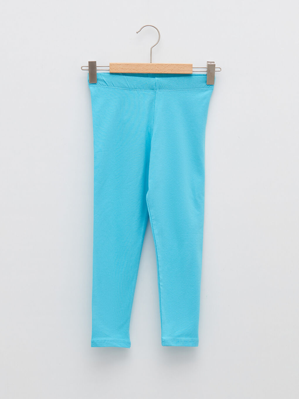 Elastic Waist Basic Cotton Girl Long Leggings