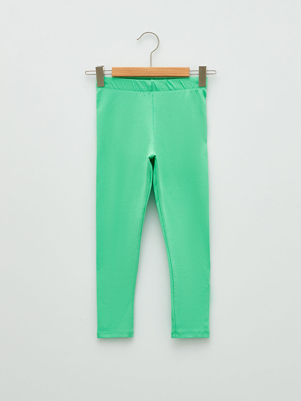 Elastic Waist Basic Cotton Girl Long Leggings