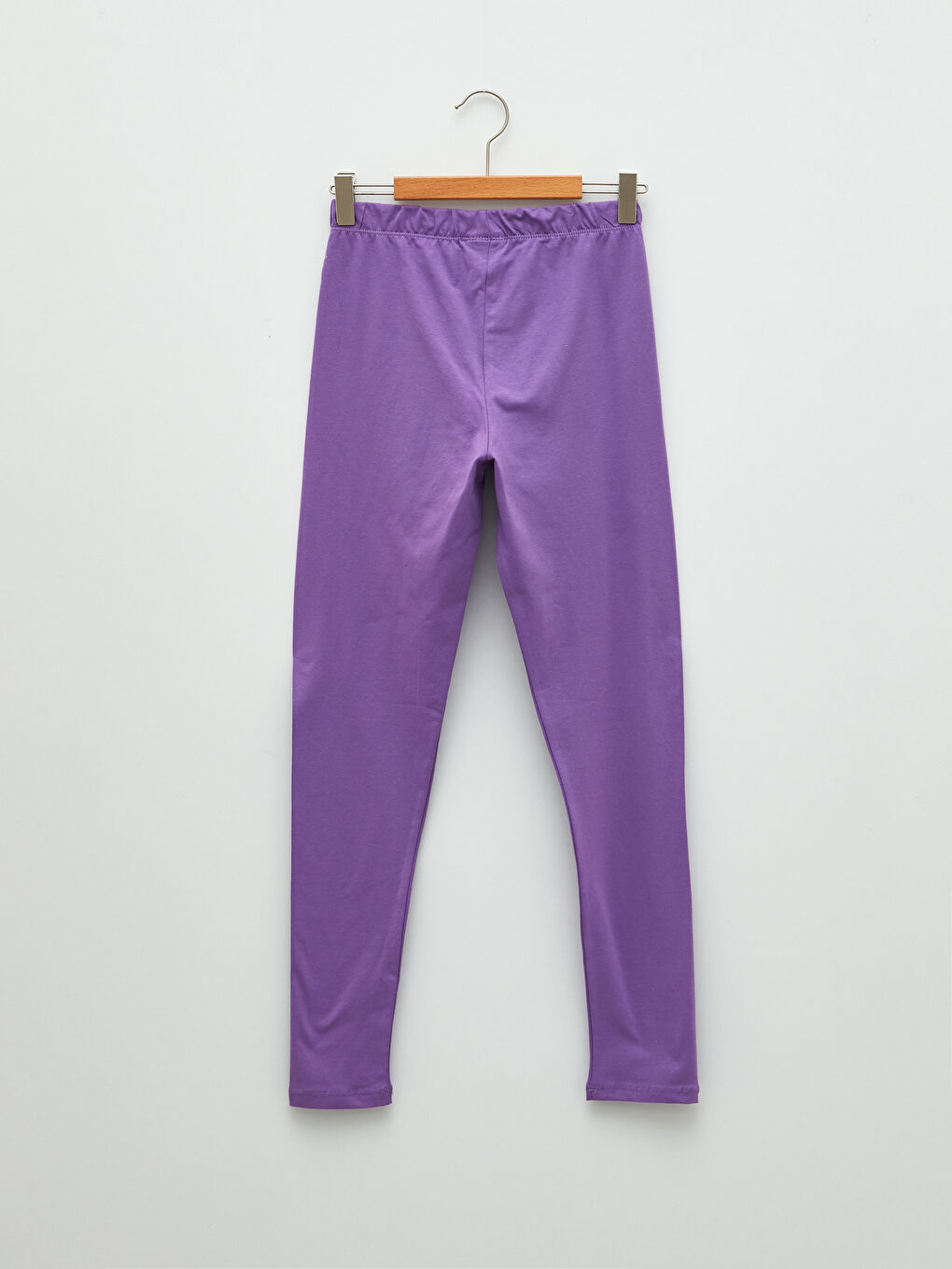 Elastic Waist Basic Cotton Girl Long Leggings -S21302Z4-GRL