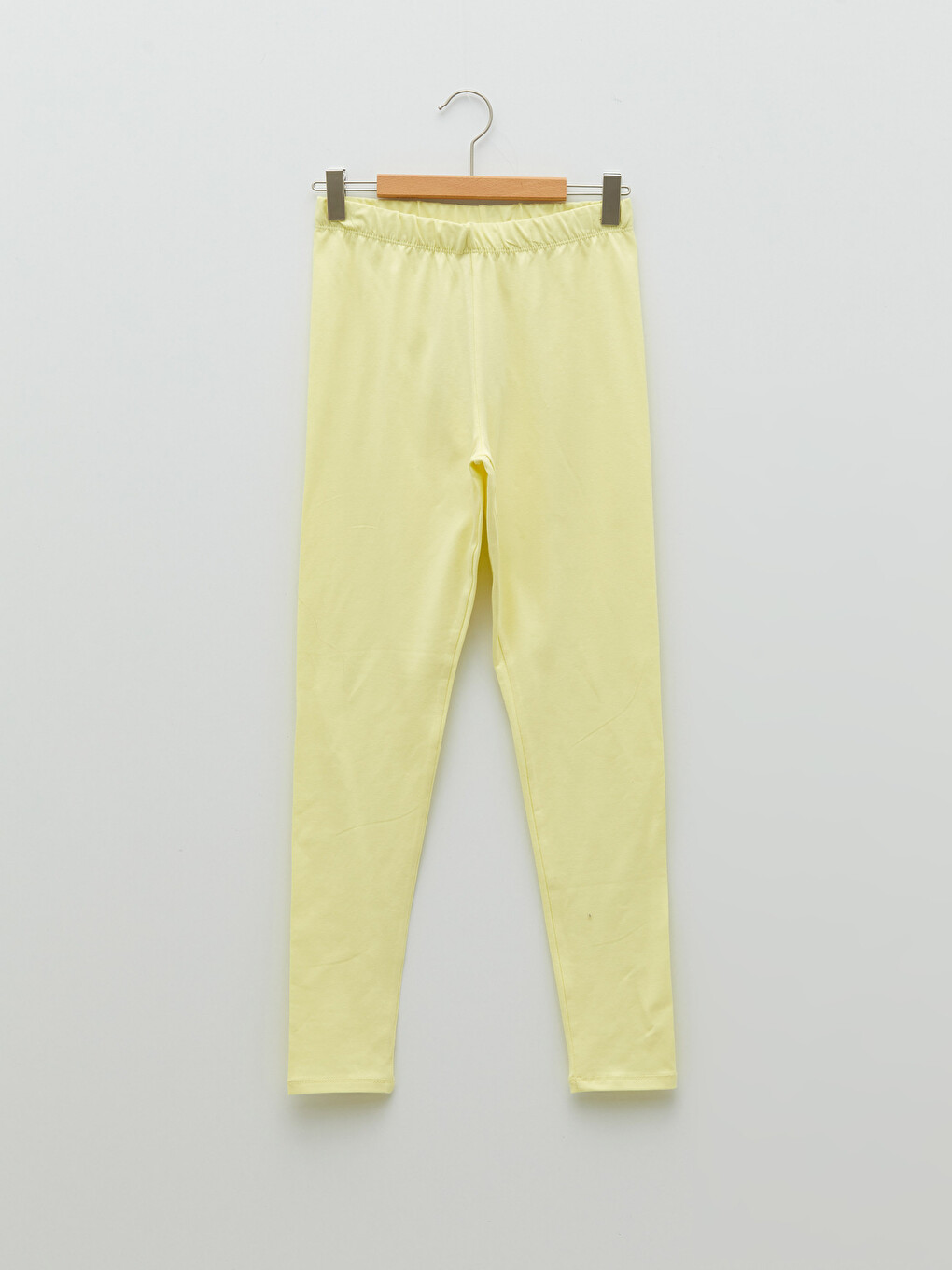 Leggings Longs En Coton Basique À Taille Élastique Pour Fille