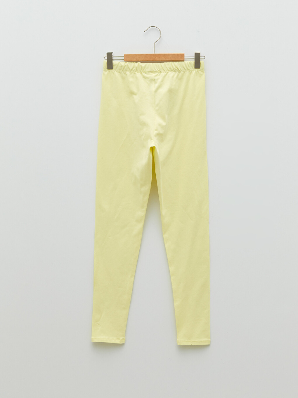 Leggings Longs En Coton Basique À Taille Élastique Pour Fille-1