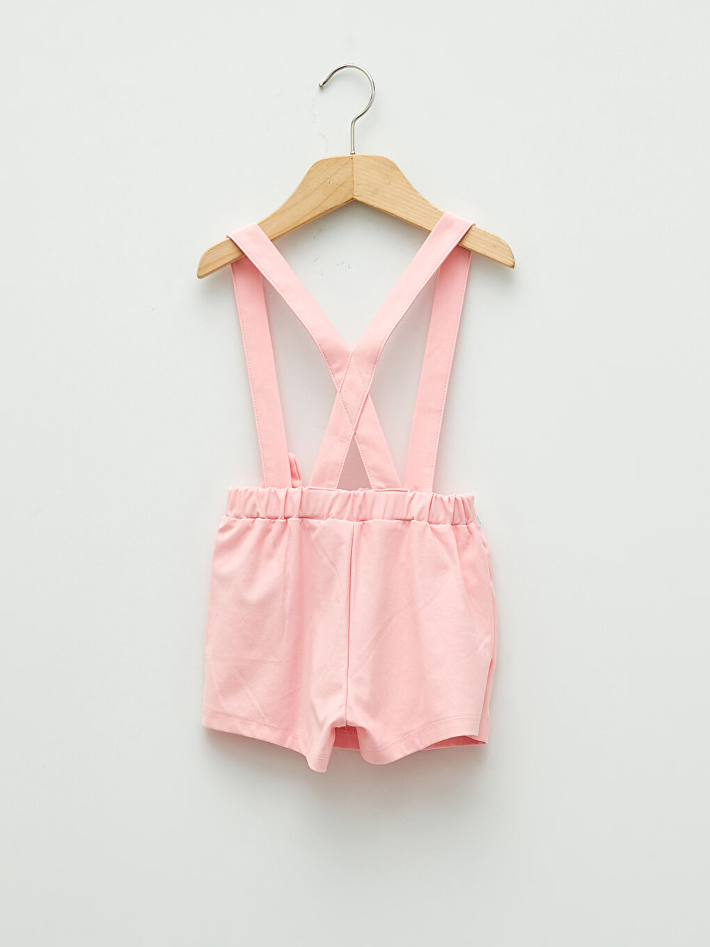 Beli Lastikli Nakış Detaylı Kız Bebek Şort Etek-1