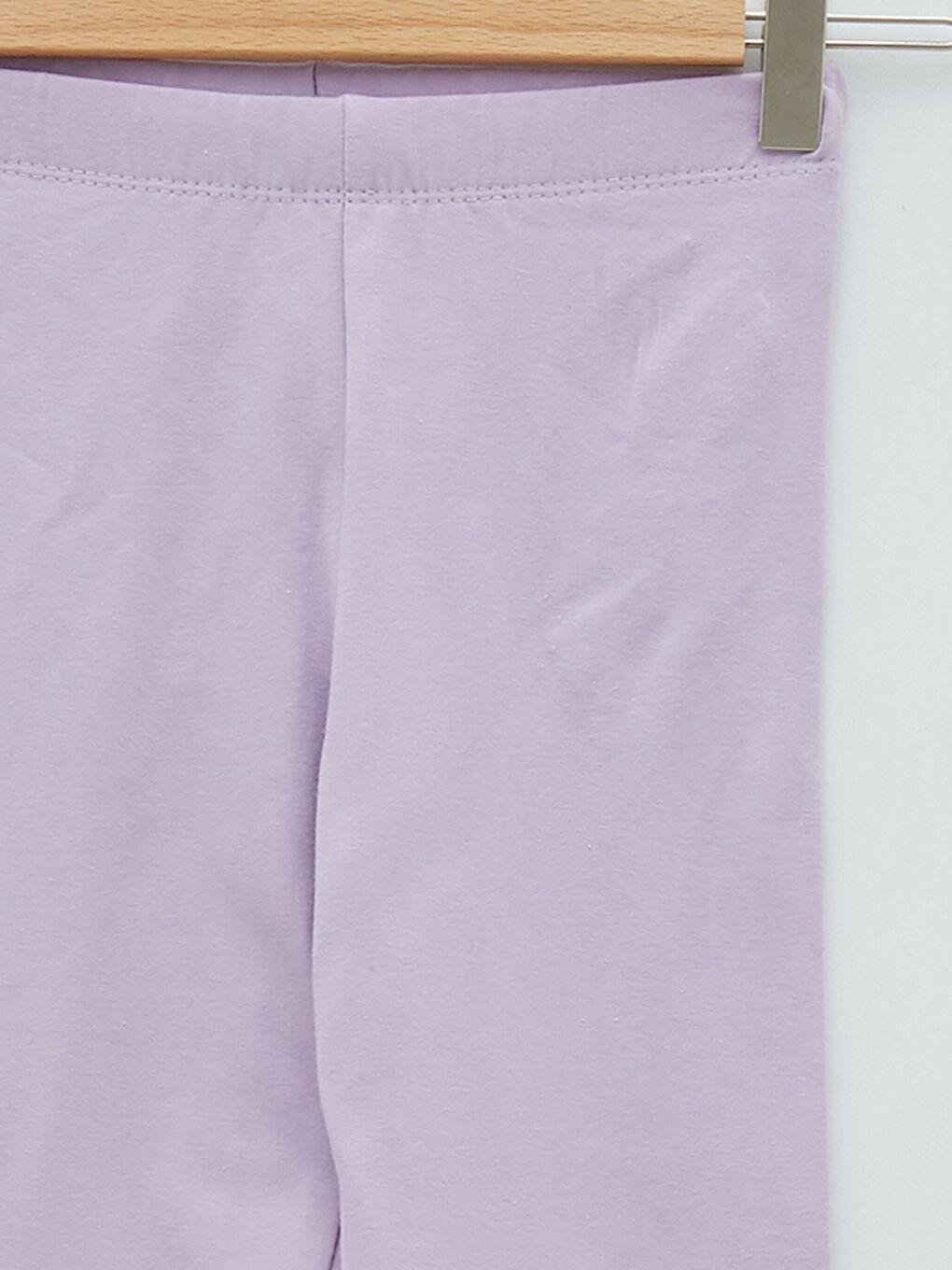 Girls' Basic 3/4 Length Leggings with Elastic Waist-2