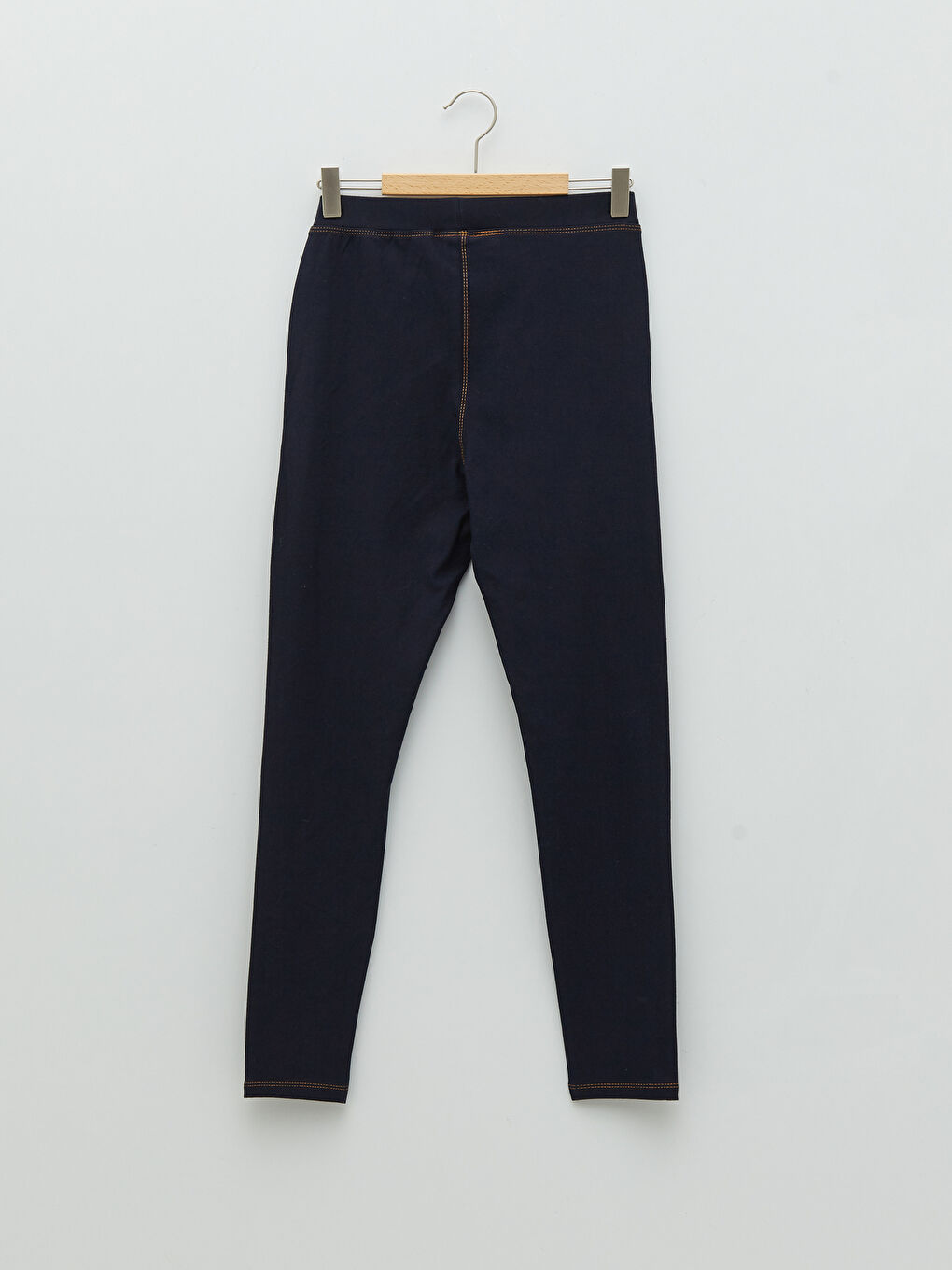 Elastic Waist Basic Girl Long Tights-1