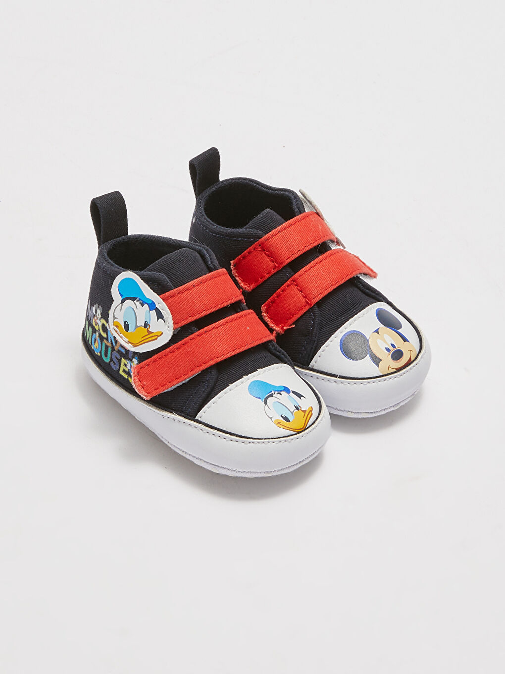 LCW STEPS Mickey Mouse Licensed Velcro Closure Baby Boy Pre-Toddler Shoes -S21333Z1-RFF