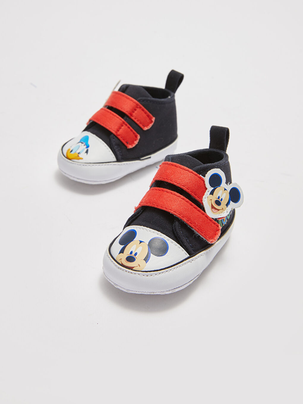 LCW STEPS Mickey Mouse Licensed Velcro Closure Baby Boy Pre-Toddler Shoes -S21333Z1-RFF