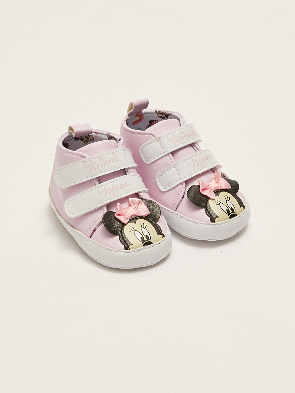 LCW STEPS Minnie Mouse Licensed Velcro Closure Baby Girl Pre-Toddler Shoes -S21347Z1-RYP