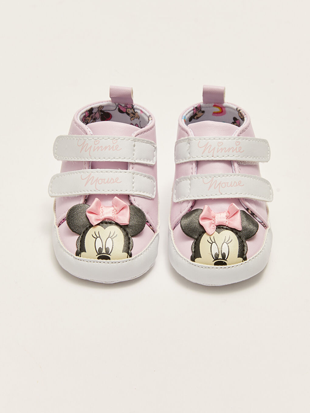 LCW STEPS Minnie Mouse Licensed Velcro Closure Baby Girl Pre-Toddler Shoes -S21347Z1-RYP