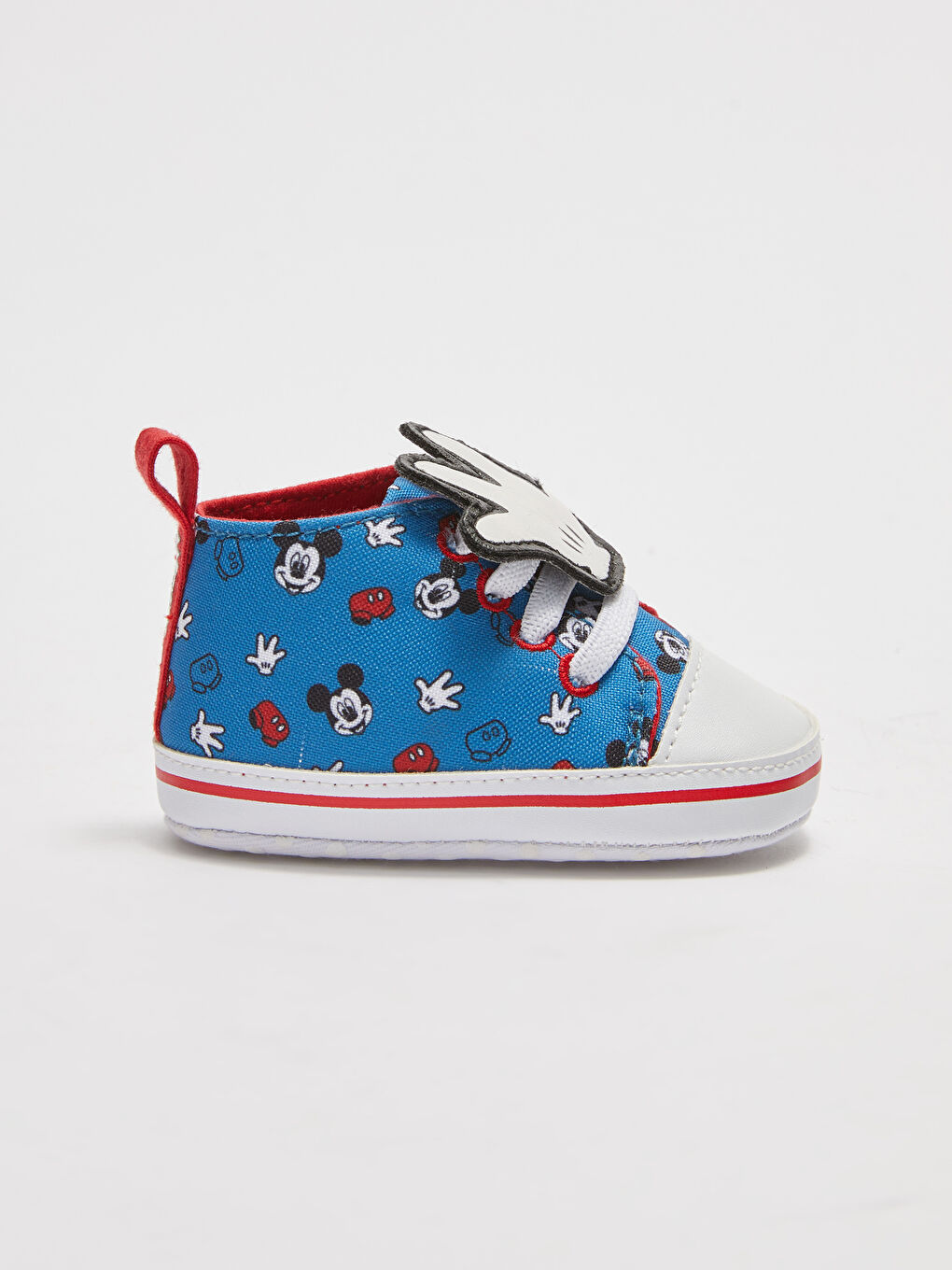 LCW STEPS Bedruckte Mickey Mouse Lizenzierte Schnür-Applikations-Baby-Jungen-Kleinkindschuhe -S21349Z1-RZU