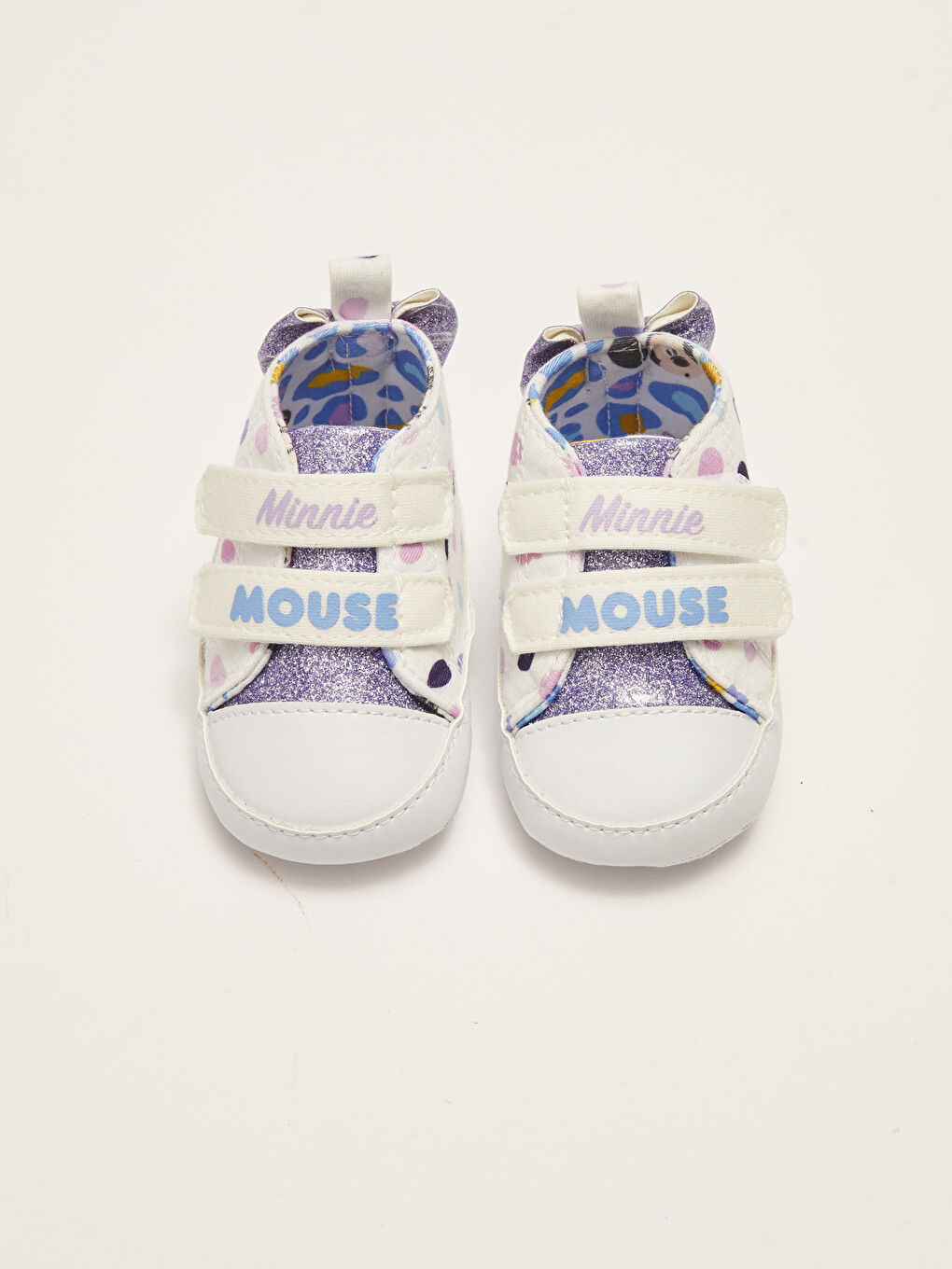 minnie mouse лицензияланған принтті сәбилерге арналған қыз балаға арналған аяқ киім-2