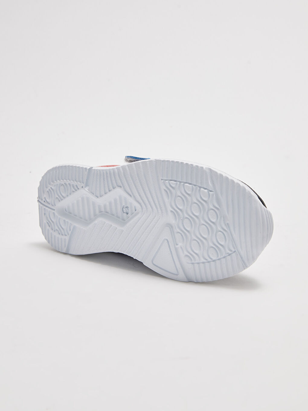 File Detaylı Bağcık ve Cırt Cırtlı Renk Bloklu Erkek Bebek Aktif Spor Ayakkabı-3