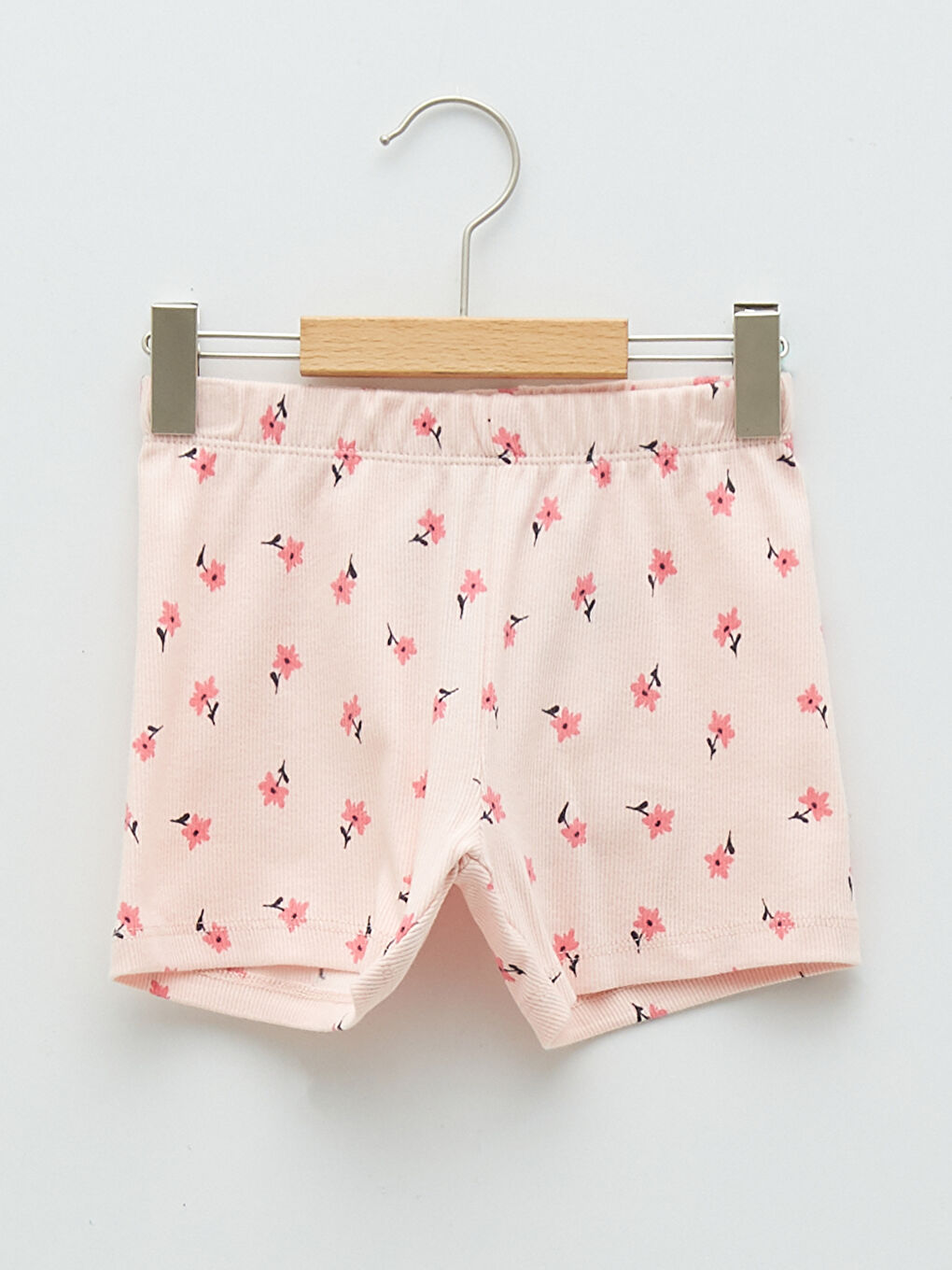 Elasticated Waist Baby Girls' Shorts 2 Pack-1