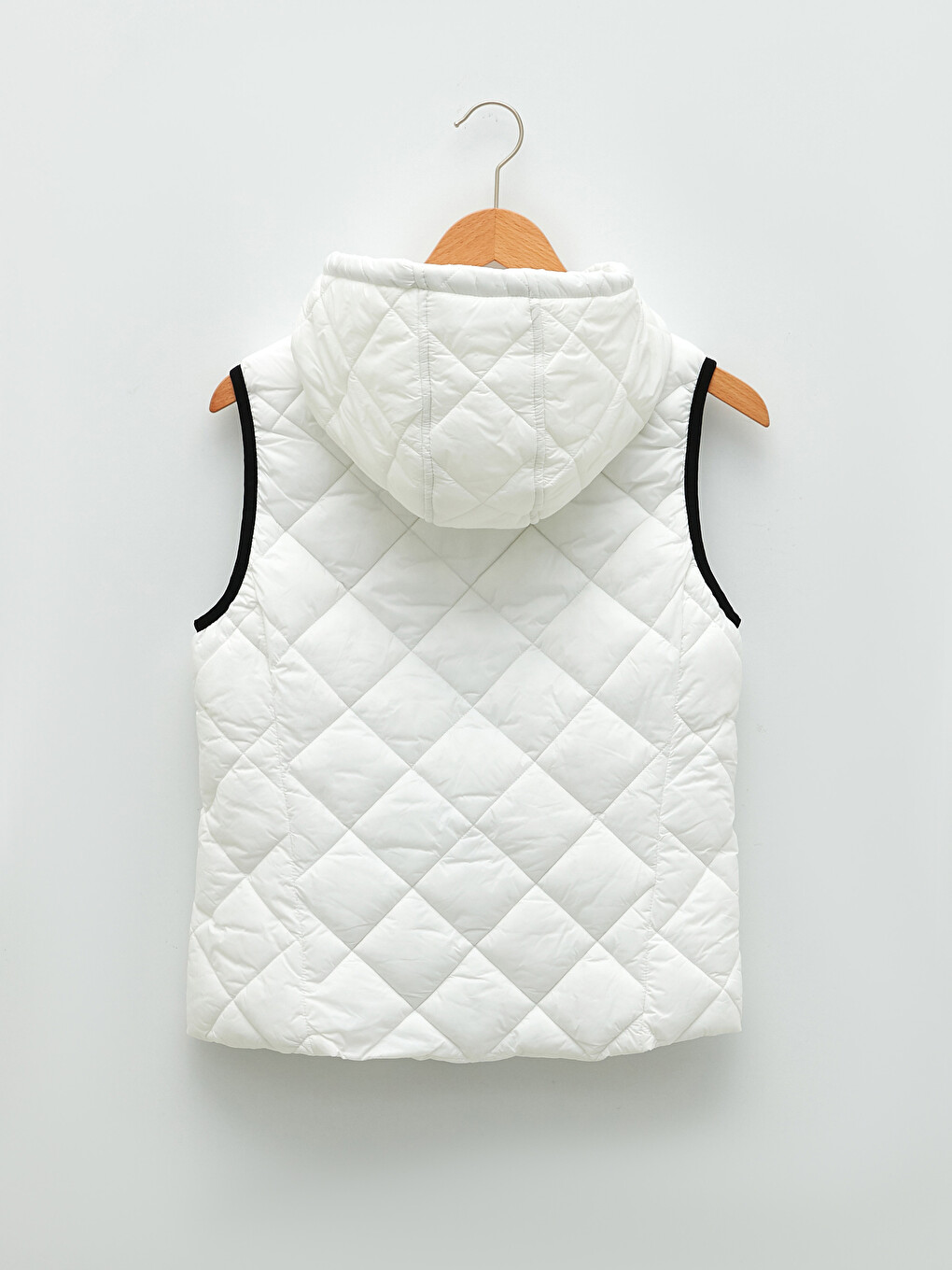 Hooded Quilted Women's Puffer Gilet-6