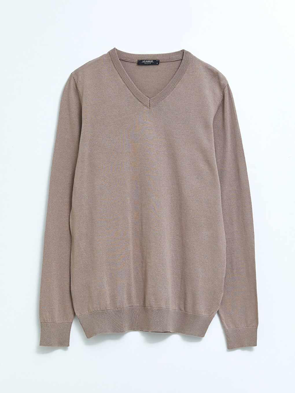 V Neck Long Sleeve Men's Knitwear Sweater-5