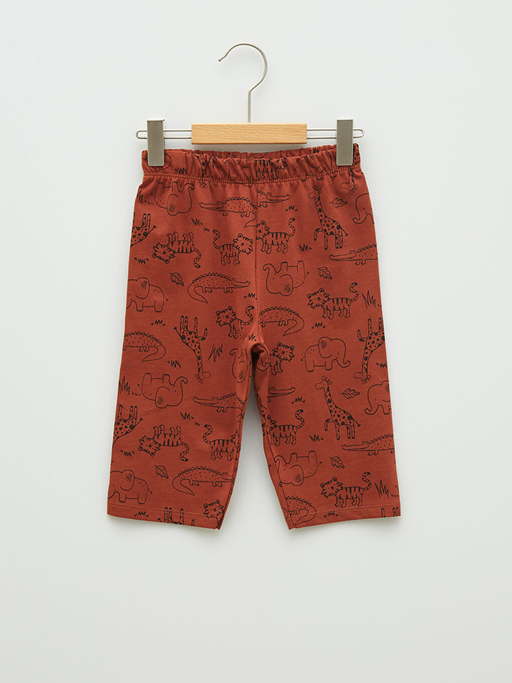 Пижамный комплект для малышей мальчиков с круглым вырезом и коротким рукавом из хлопка-4