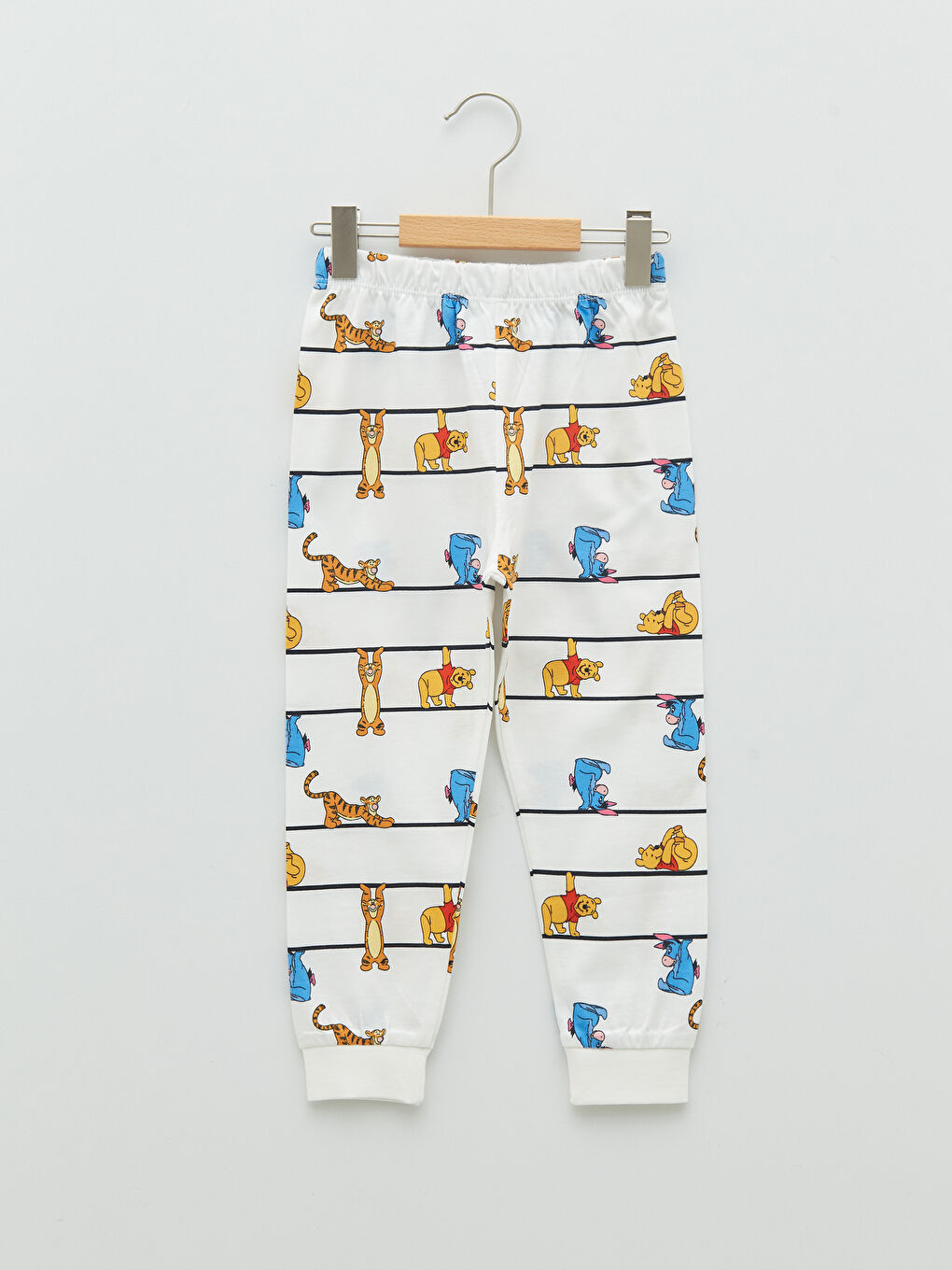 Ensemble de Pyjama Bébé Garçon en Coton Imprimé Winnie l'Ourson à Manches Longues et Col Rond-3