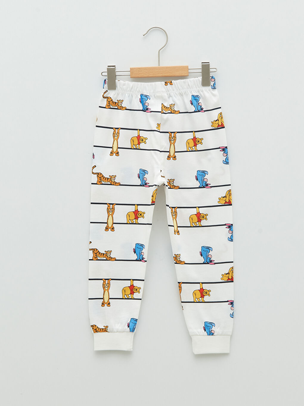Ensemble de Pyjama Bébé Garçon en Coton Imprimé Winnie l'Ourson à Manches Longues et Col Rond-4