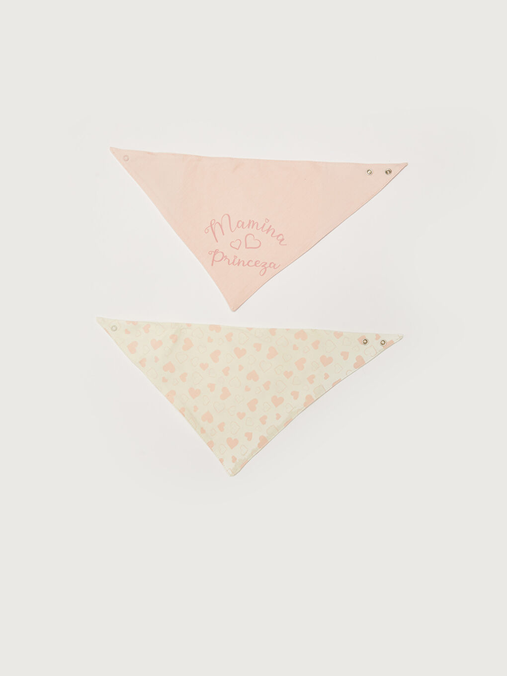 LCW baby Printed Cotton Baby Girl Bibs 2 Pieces -S21541Z1-FRA