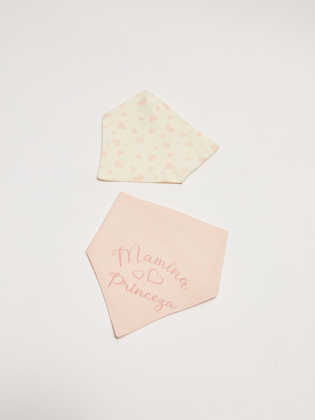 LCW baby Printed Cotton Baby Girl Bibs 2 Pieces -S21541Z1-FRA