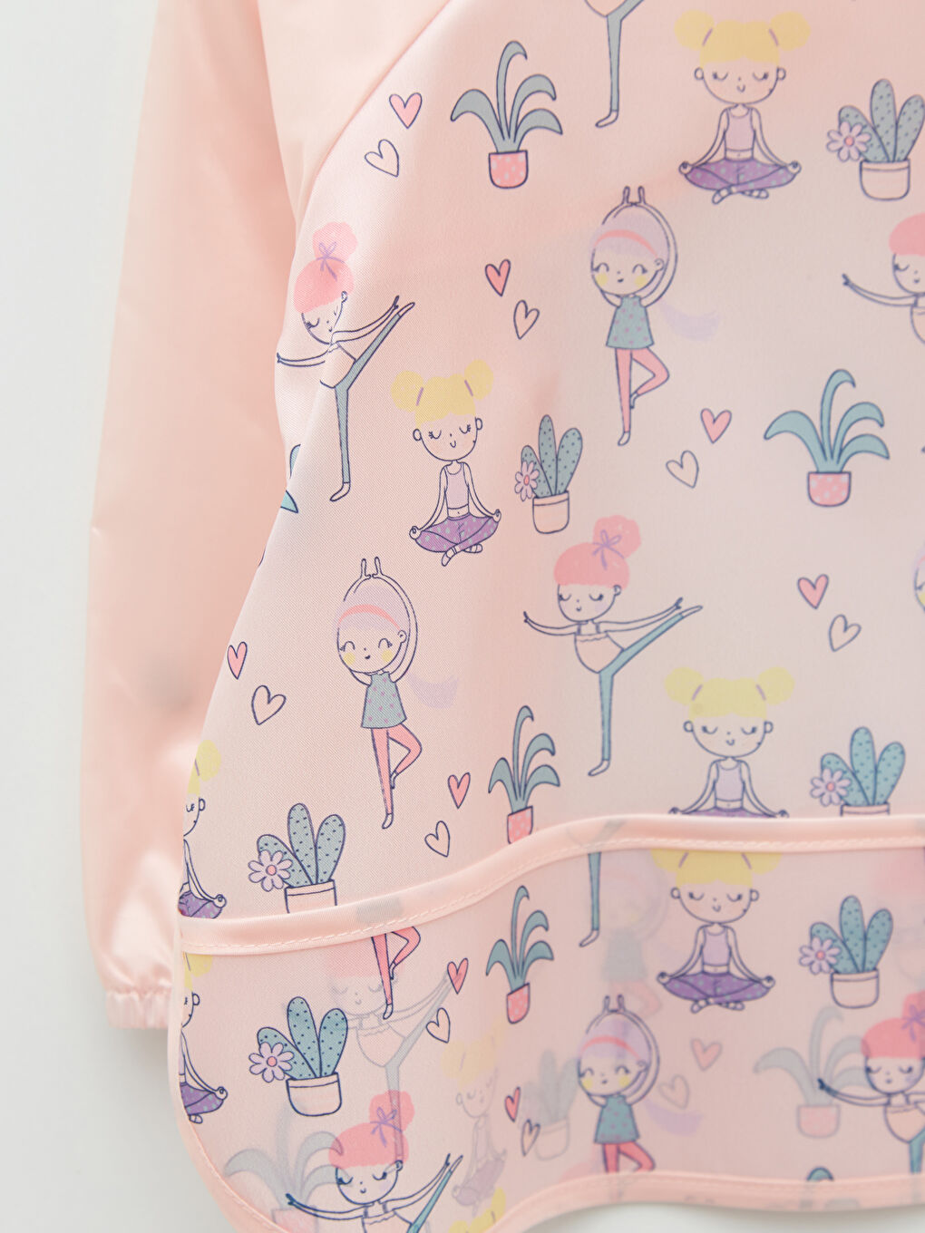 Portikla za bebe devojčice sa štampom, dugim rukavima i okruglim izrezom-2