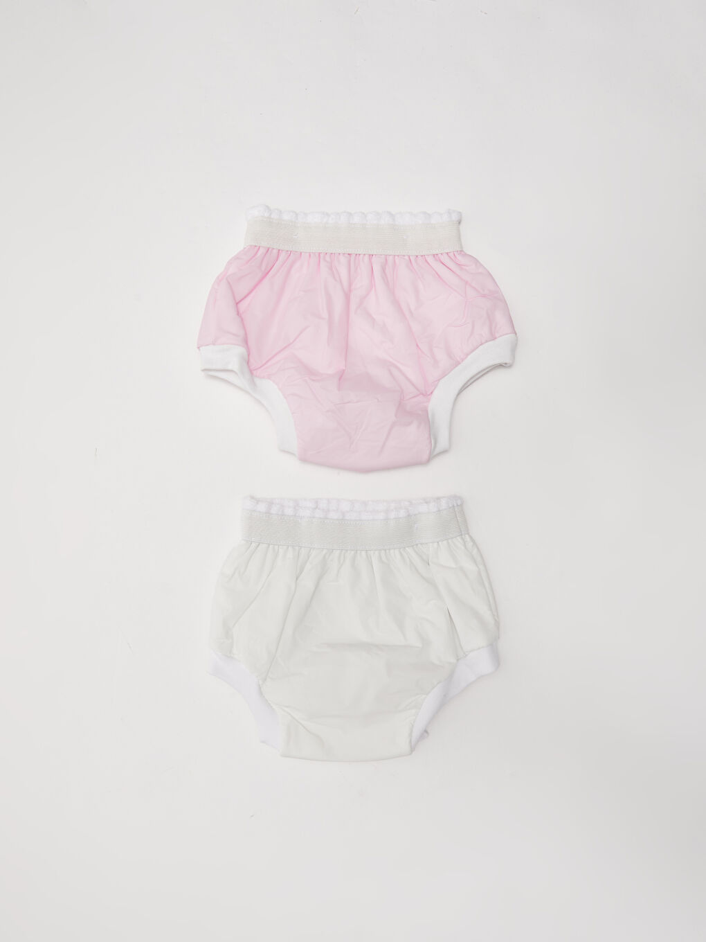 شلواری ڕاهێنانی منداڵەکەی کچ ٢ پارچە بە کمرە ئیلاستیکی سادە