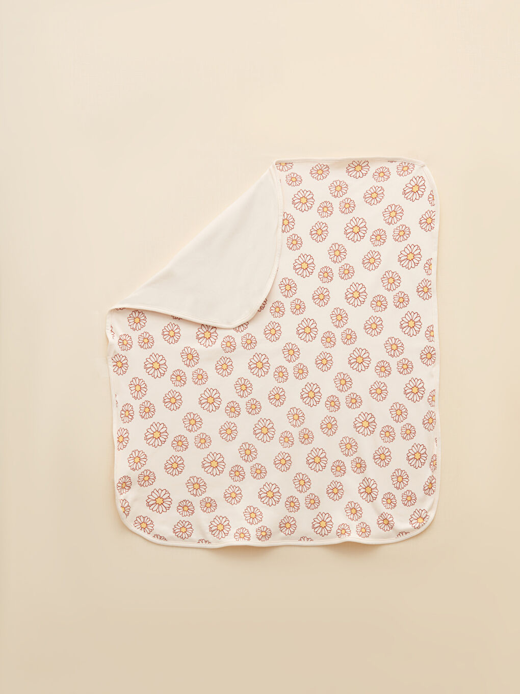 Printed Cotton Baby Girl Blanket 80x100 Cm-2