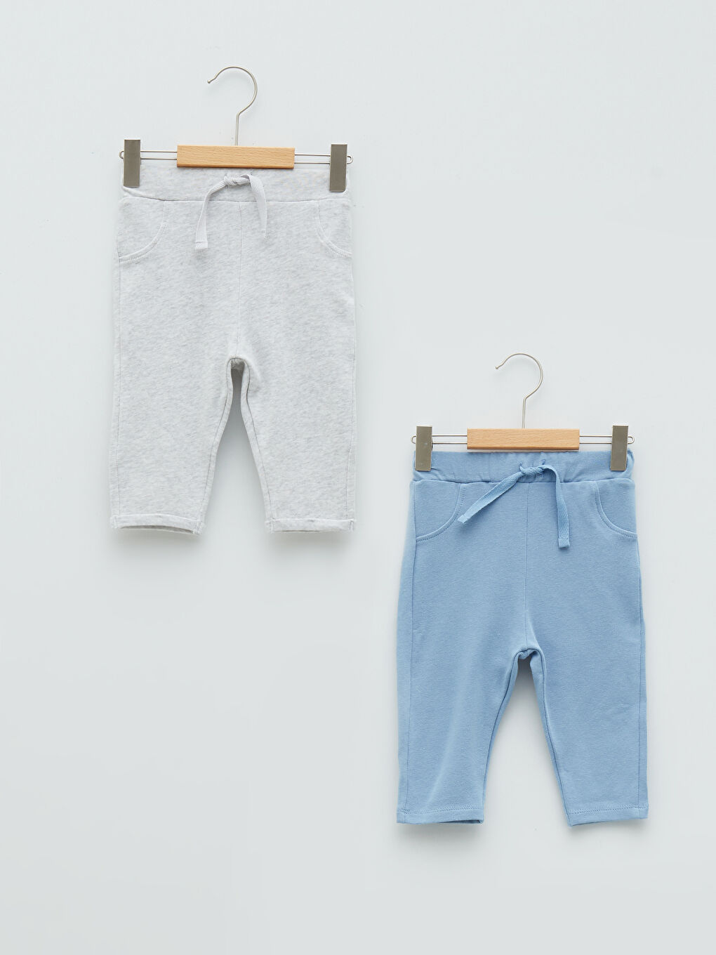 Elasticated Waist Basic Baby Boys' Trousers 2 Pack