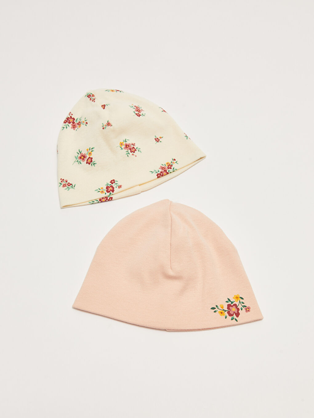 Bonnet Imprimé Bébé Fille Lot de 2