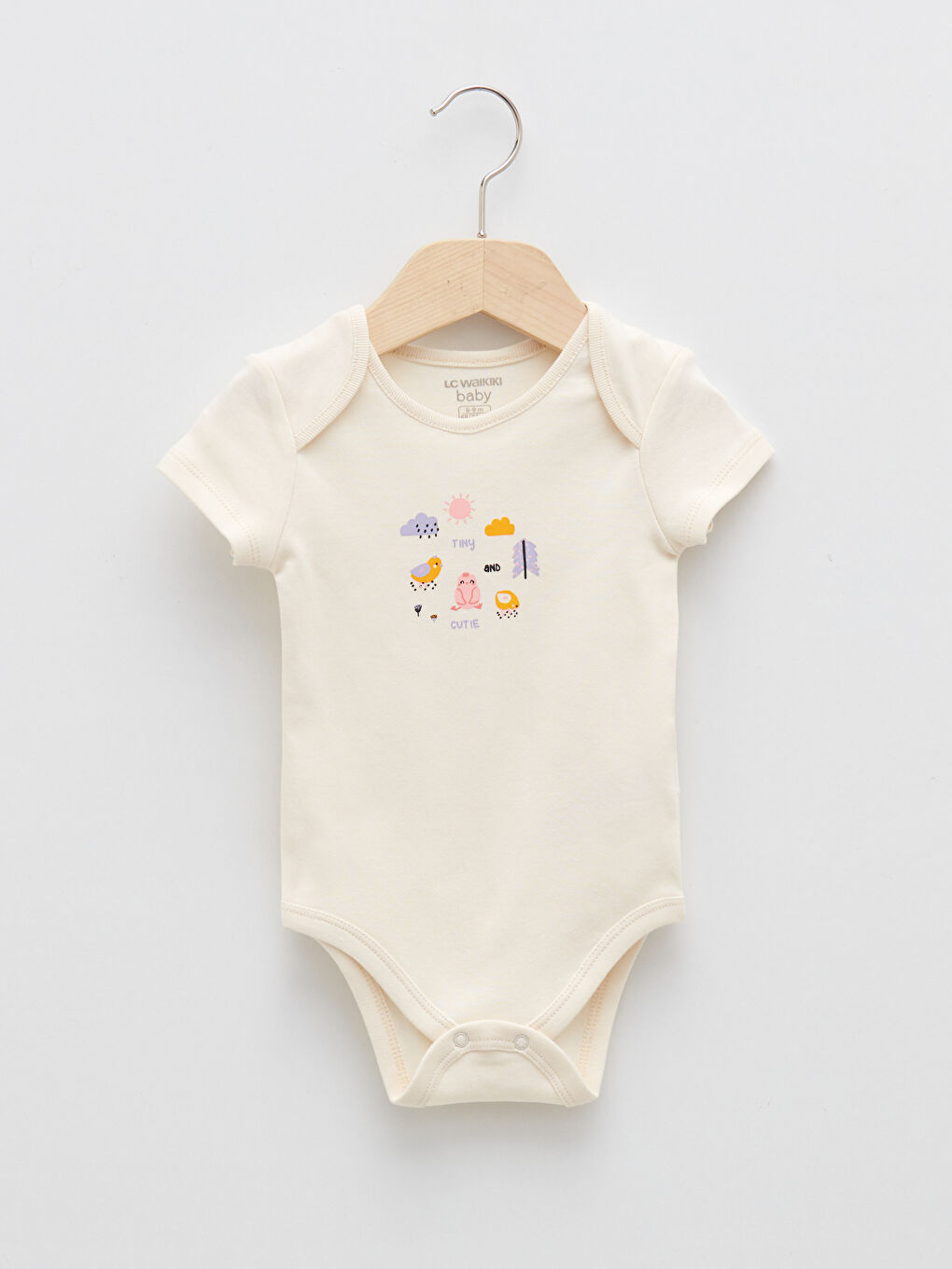 Crew Neck Printed Baby Girls' Set 3-pack-3