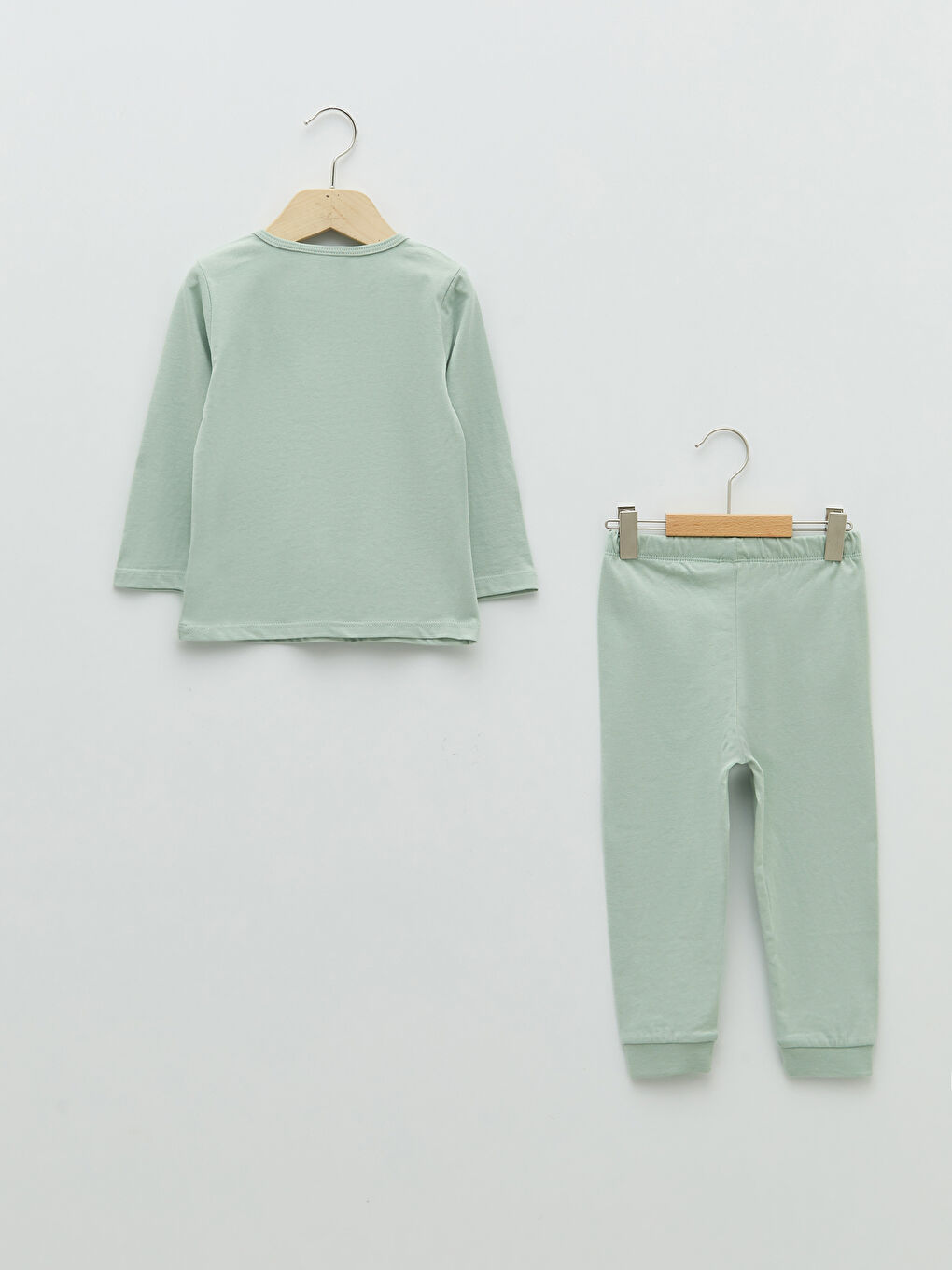 Ensemble de pyjama bébé garçon en coton imprimé Disney à manches longues col rond-1